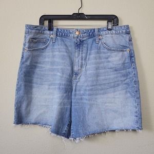 Universal Thread Womens Blue Regular Fit Denim Vintage Bermuda Shorts Sz 16‎